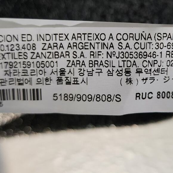 Zara Dress With Metallic Thread Sheath Bodycon Sleeveless Sparkle Mini Pullover - Picture 6 of 8